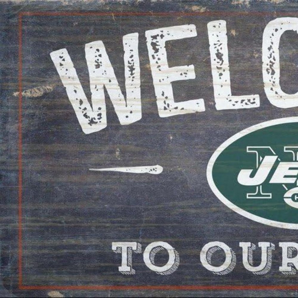 Fan Creations New York Jets Welcome Distressed 6 x 12 Sign New with tags